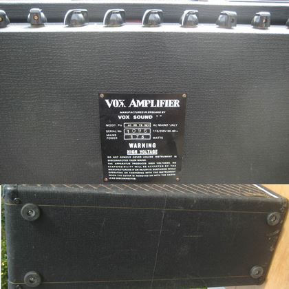 Vox-AC30 Top Boost Reverb Stolec 1972-3